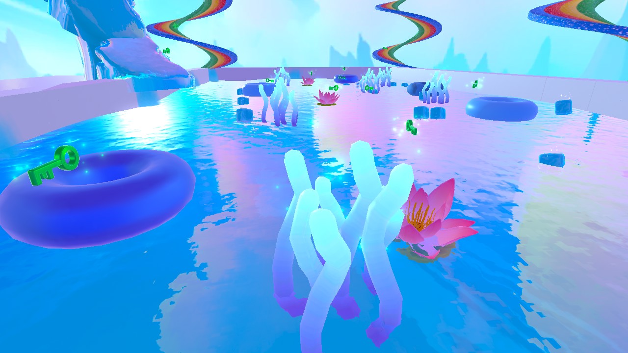 Pool party Key collecting!