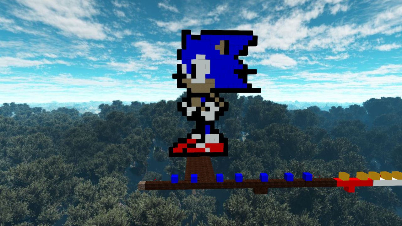 My sonic pixel art