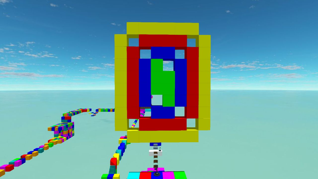 rainbow parkour 2 rainbow 🌈🌈🌈