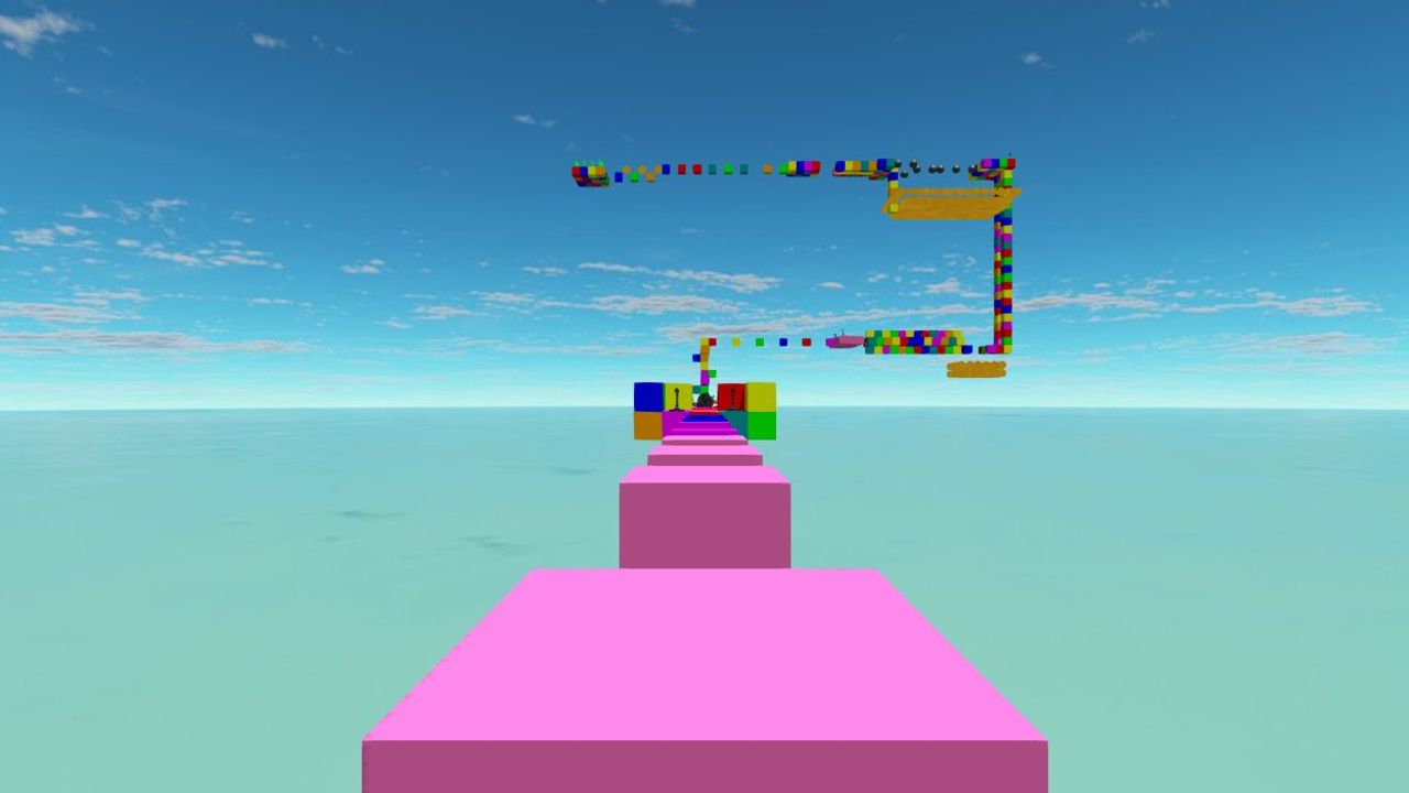 The rainbow lava obby