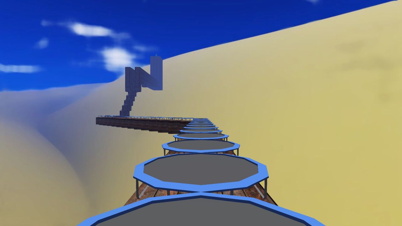 trampoline game HiberWorld