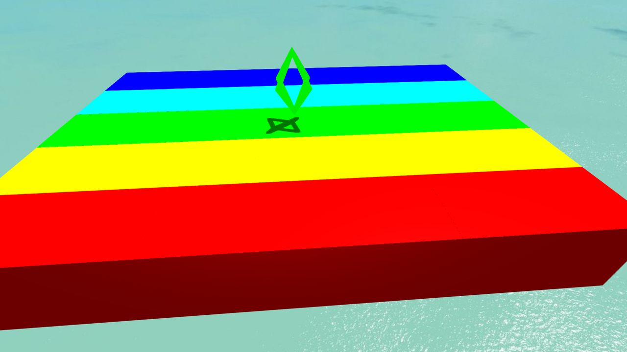 Rainbow Parkour Part 2 -Create Mode