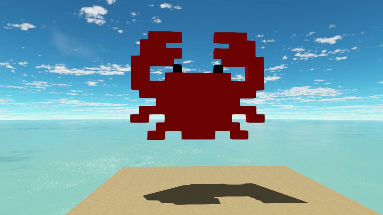 Crab Pixel Art Bcuz I’m Bored xD