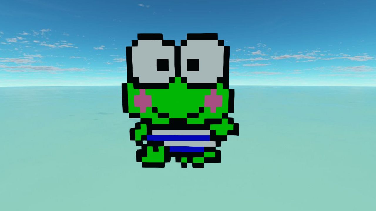 Keroppi Pixel Art