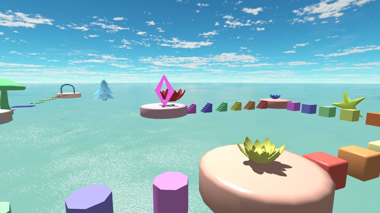 Cute Rainbow Pastel Obby HiberWorld