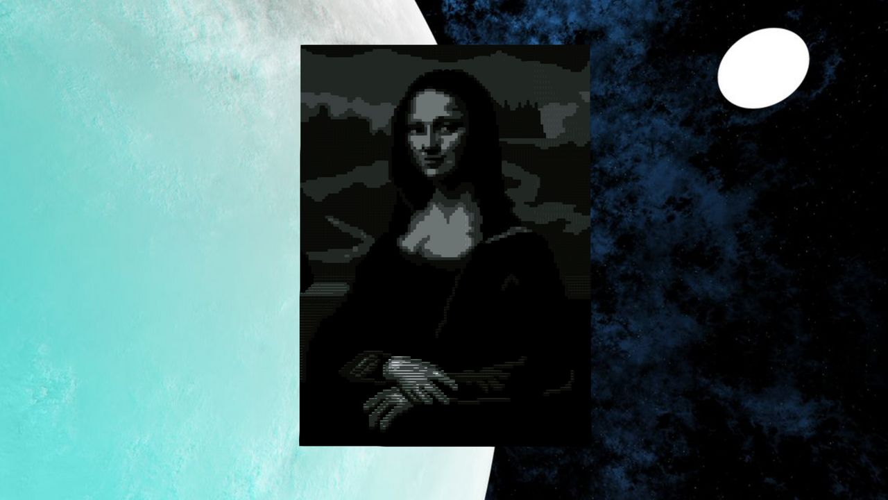 Mona Lisa Pixelart
