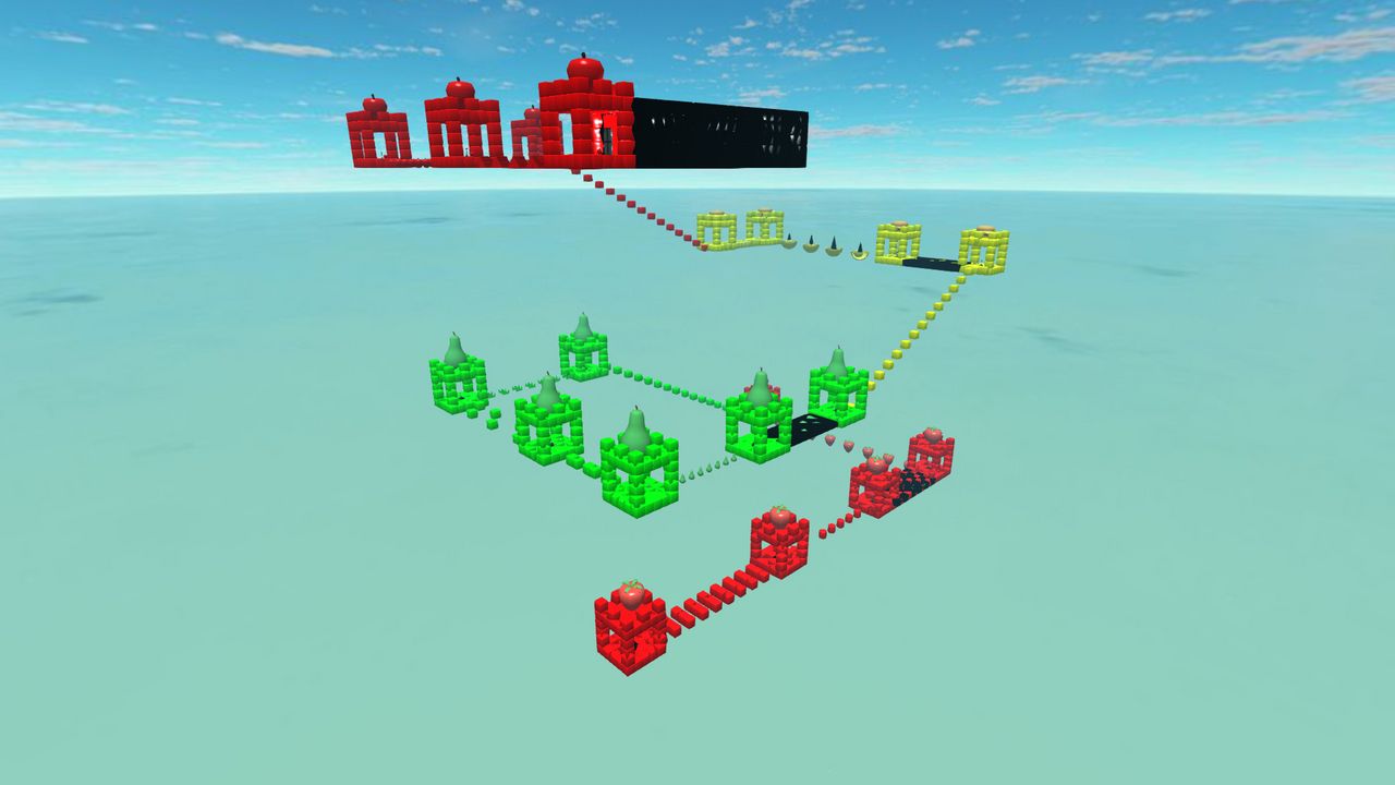 fruit and burger obby