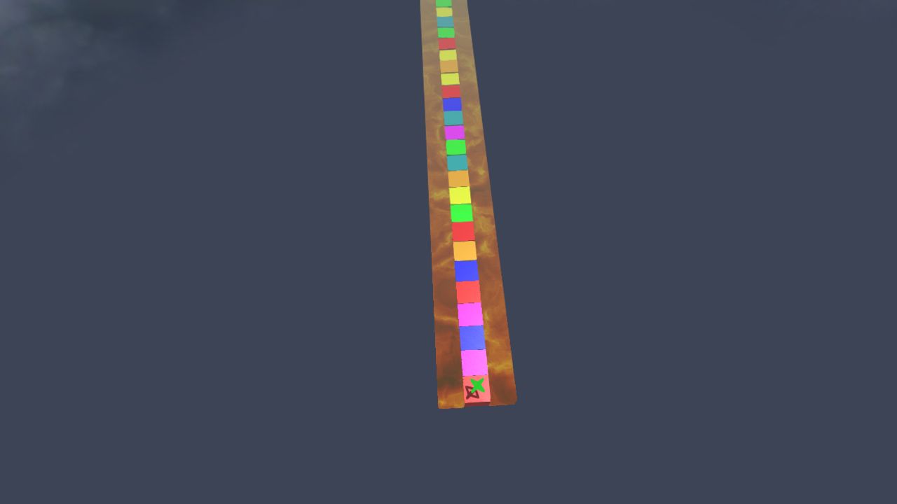 Mega colourful obby run and please follow 👇