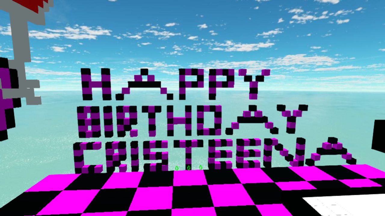 Cristeena Birthday special obby 