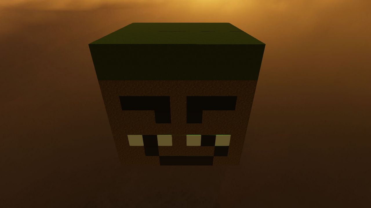 “I don’t look like a Minecraft dirt block”