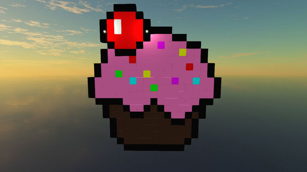 Cupcake pixel art