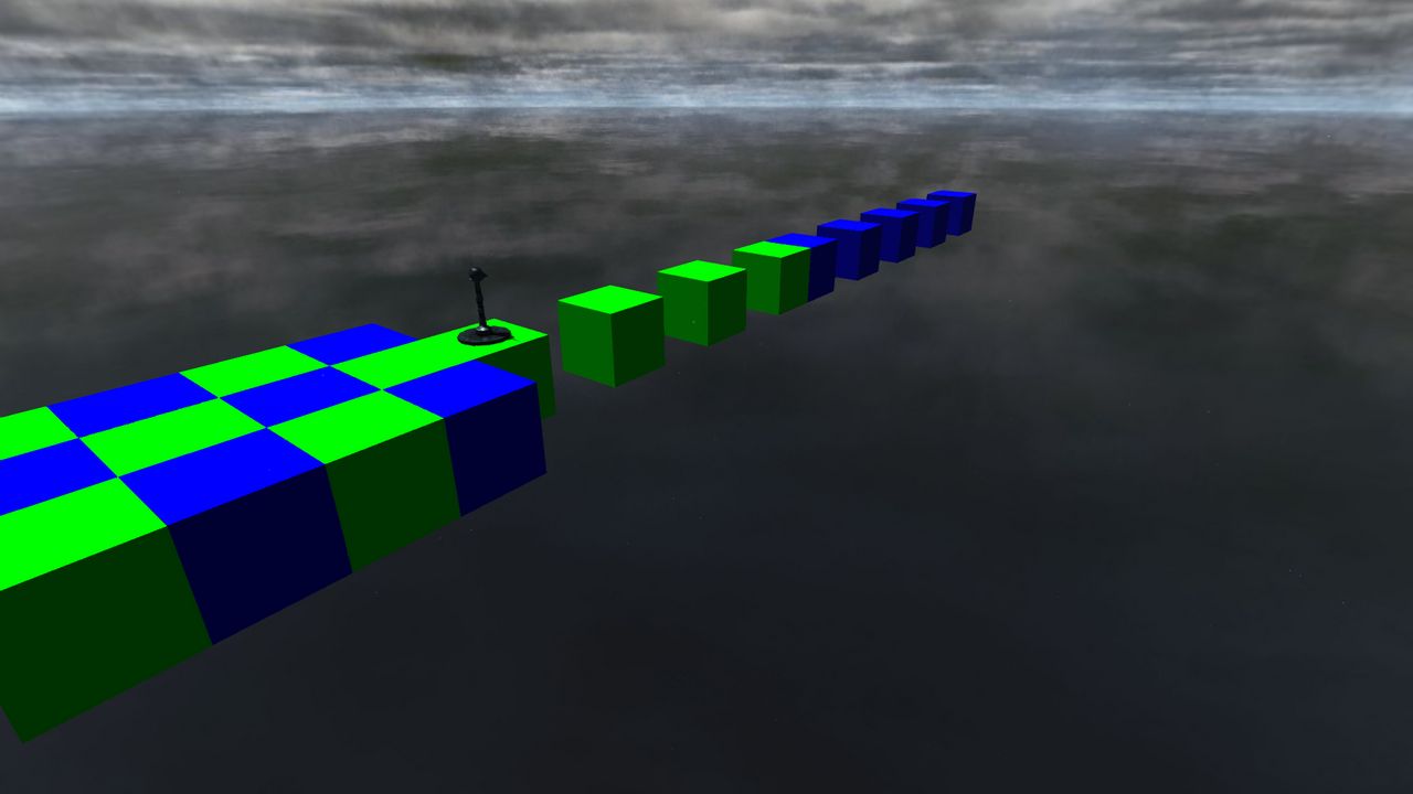 green and blue obby for shi309