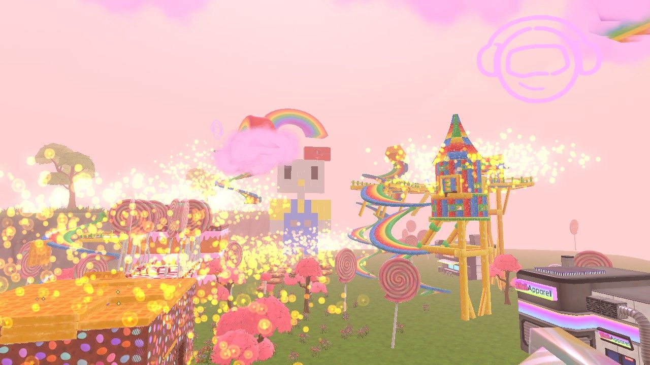 Hello kitty candy world!