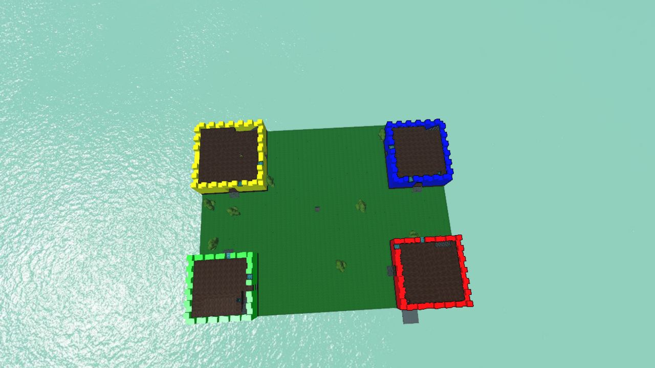 Red vs blue vs green vs yellow