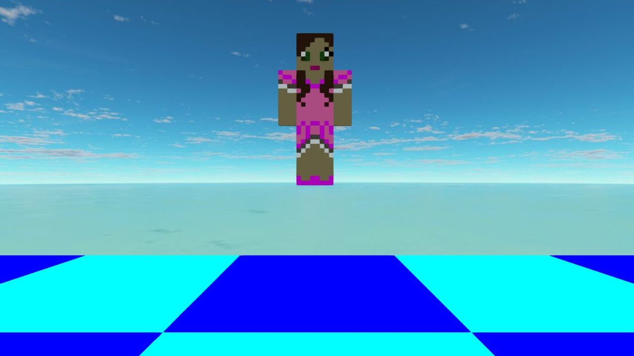 Jen’s Minecraft skin... sort of